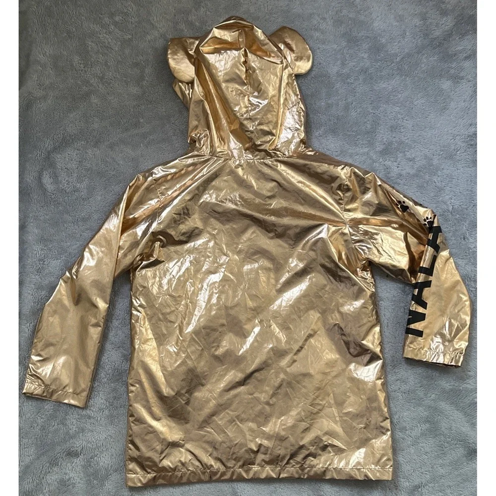 Disney The Lion King Girls Future Queen Nala Hooded Gold Jacket XL 14-16